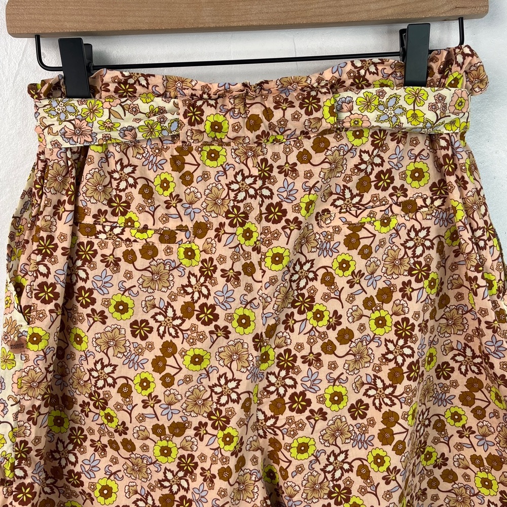 Scotch & Soda Organic Cotton Floral Print Waist Tie Shorts Sz XS - Picture 6 of 10
